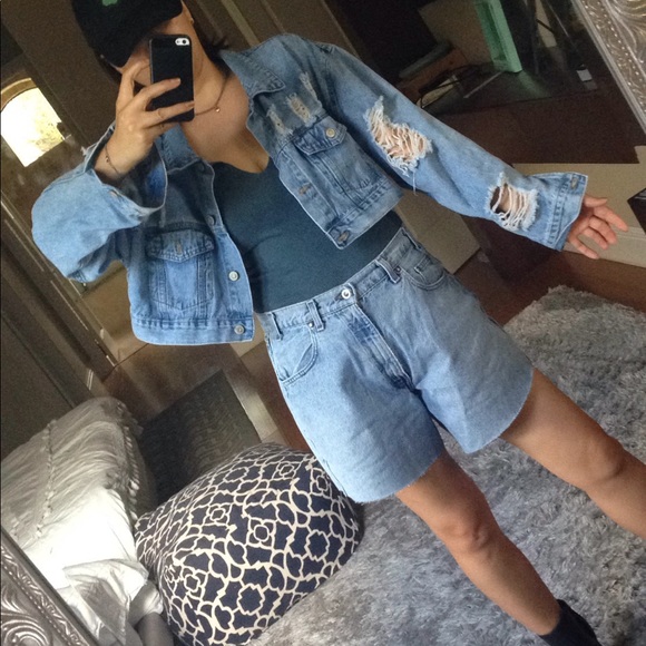 P hot sexy denim jacket 😍❤️ - Picture 3 of 7